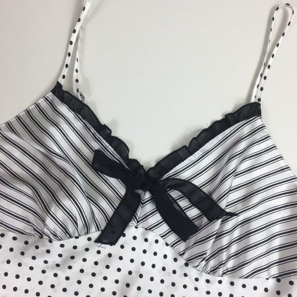 Satin Polka Dot Slip - Picture 2 of 6